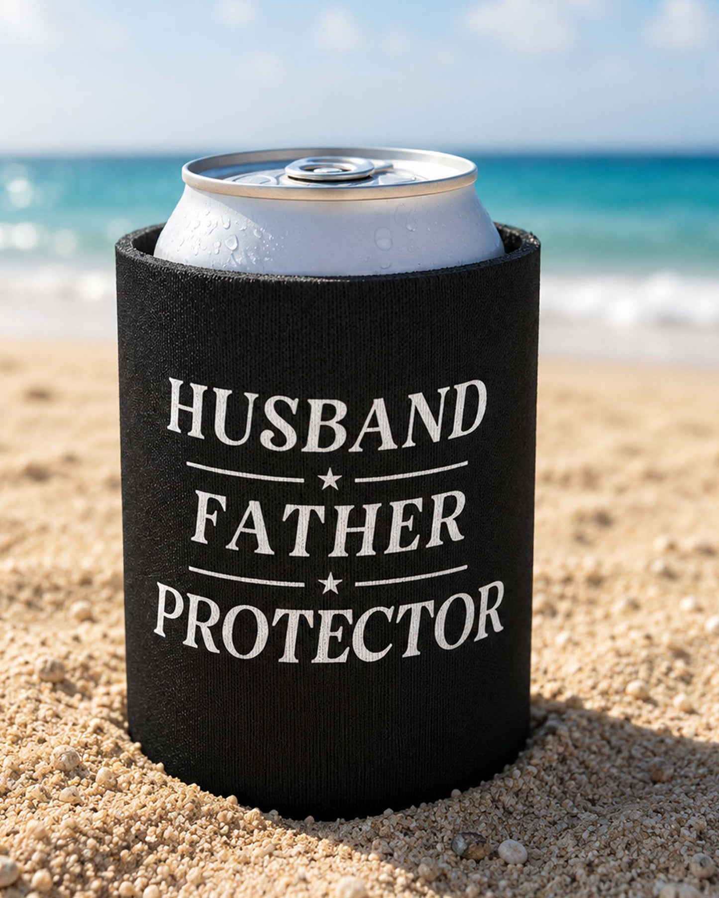 Husband • Father • Protector Can Cooler