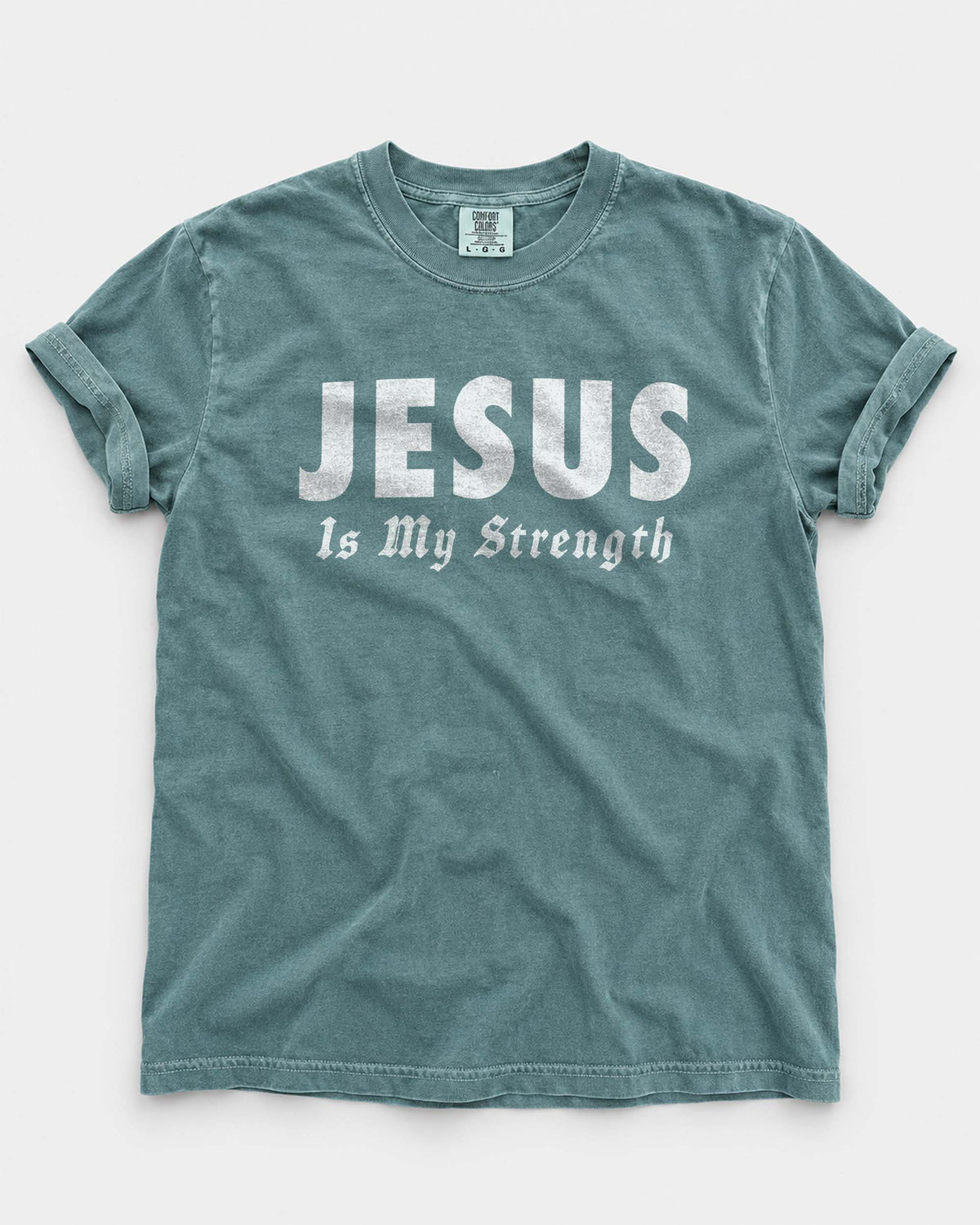 Jesus Is My Strength – Christian Men T-Shirt