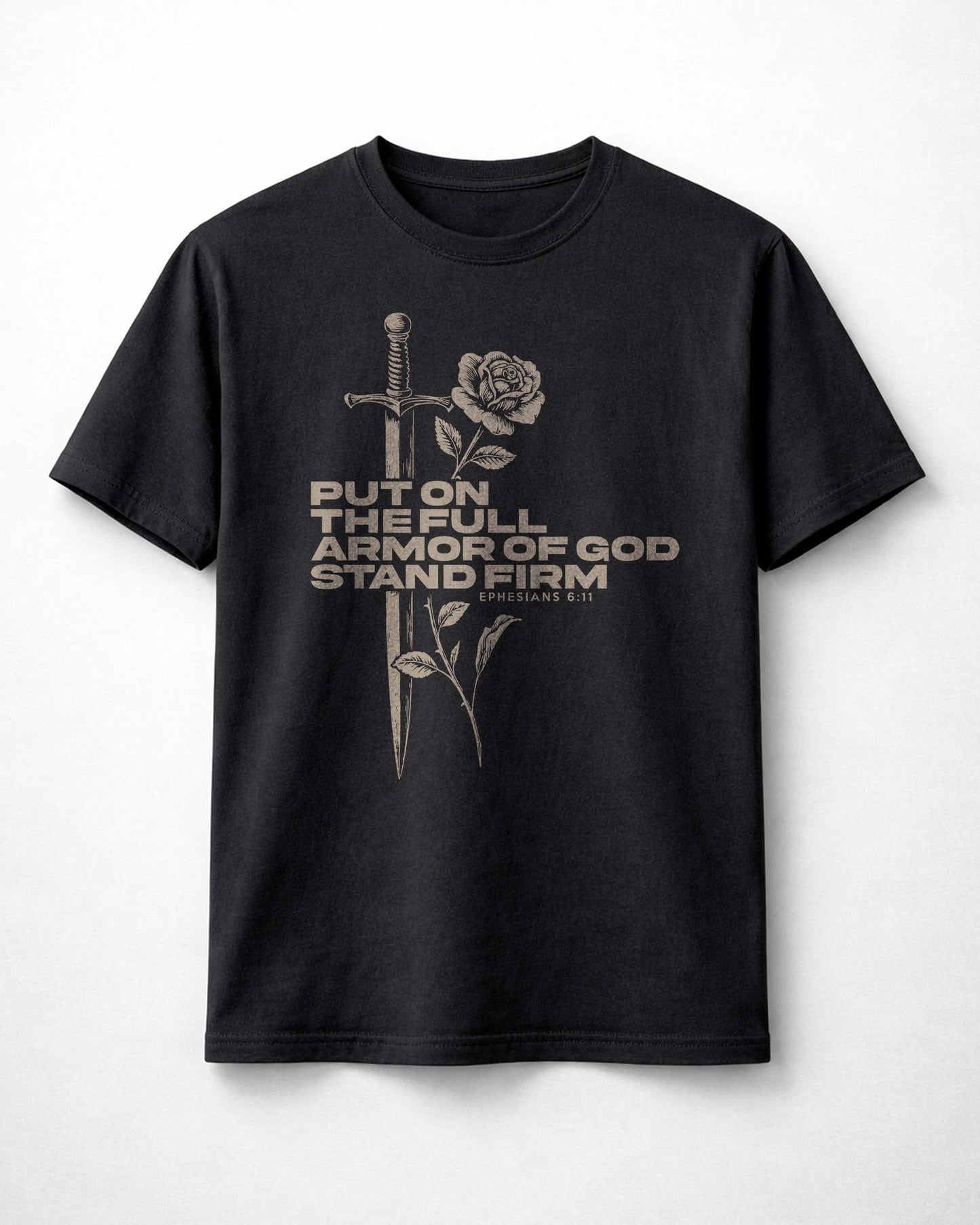 Full Armor Of God Shirt, Christian Sword Tee, Ephesians 6:11 Faith Shirt