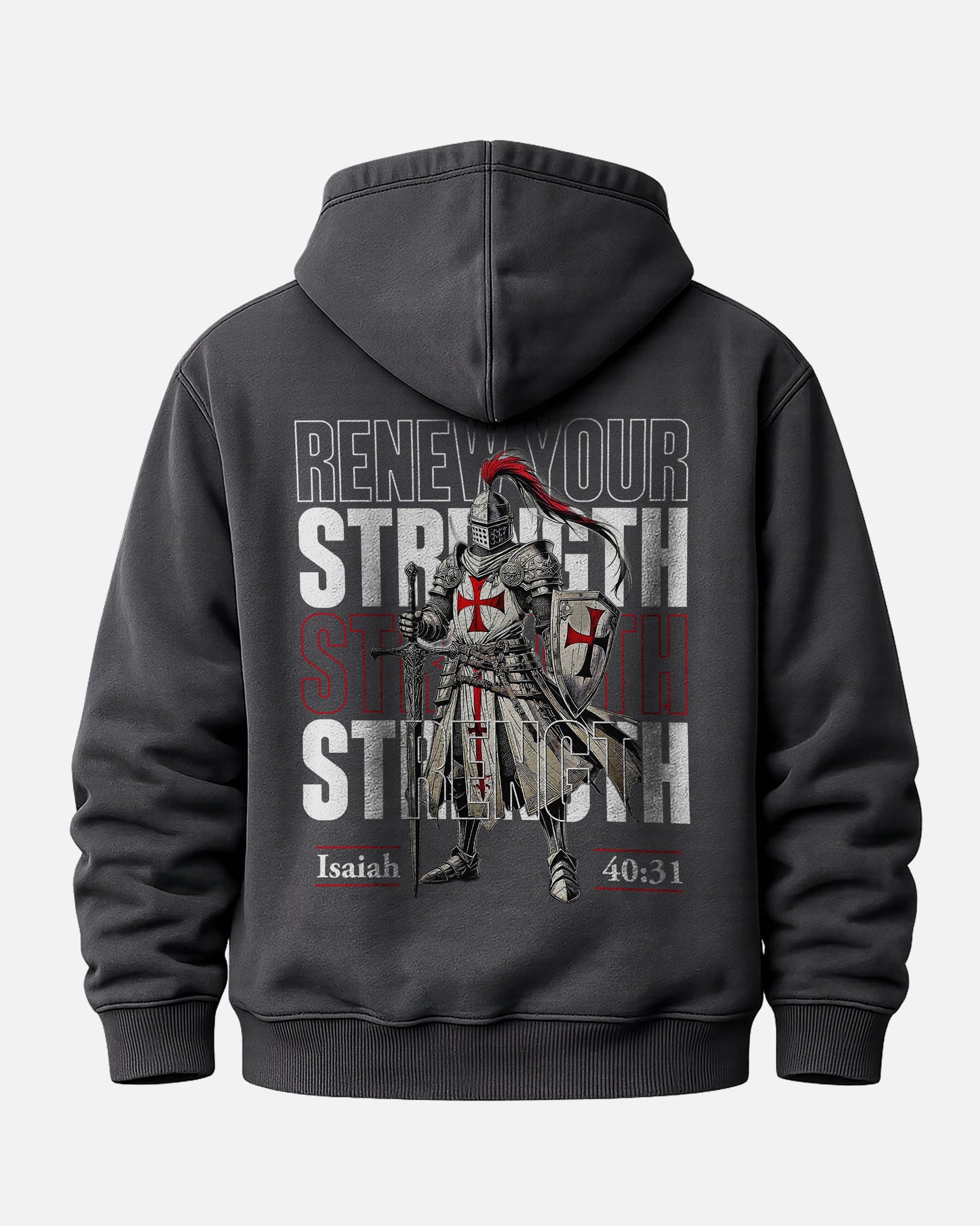 Renew Your Strength Hoodie – Isaiah 40:31 Christian Hoodie
