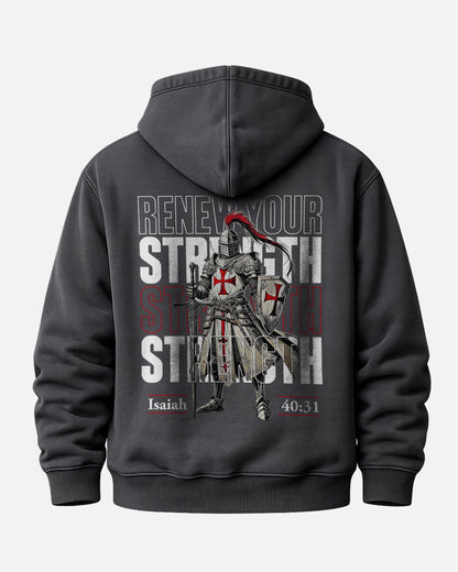 Renew Your Strength Hoodie – Isaiah 40:31 Christian Hoodie