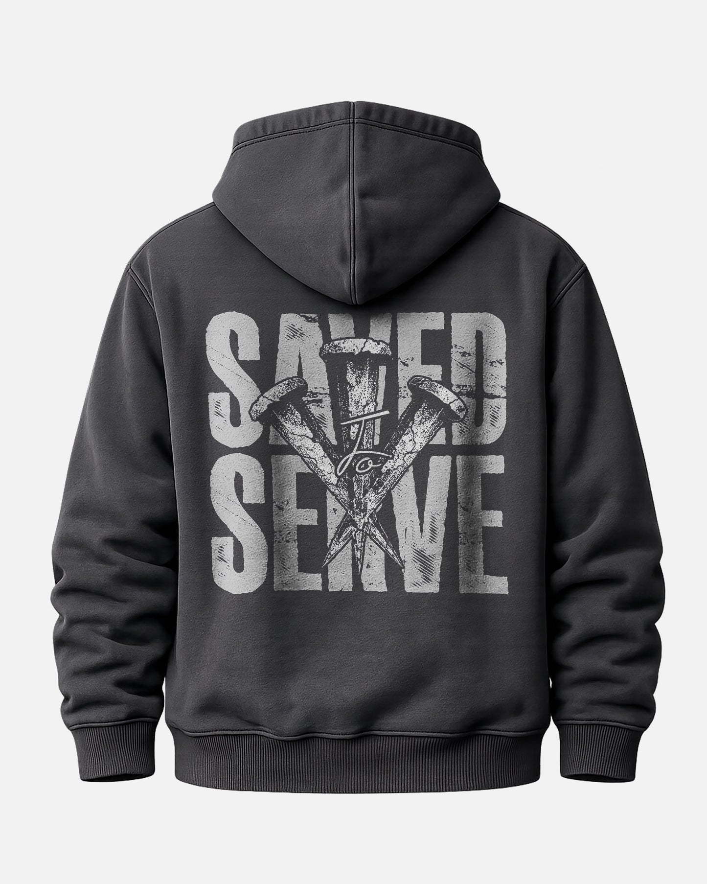 Saved By Grace Hoodie – Black