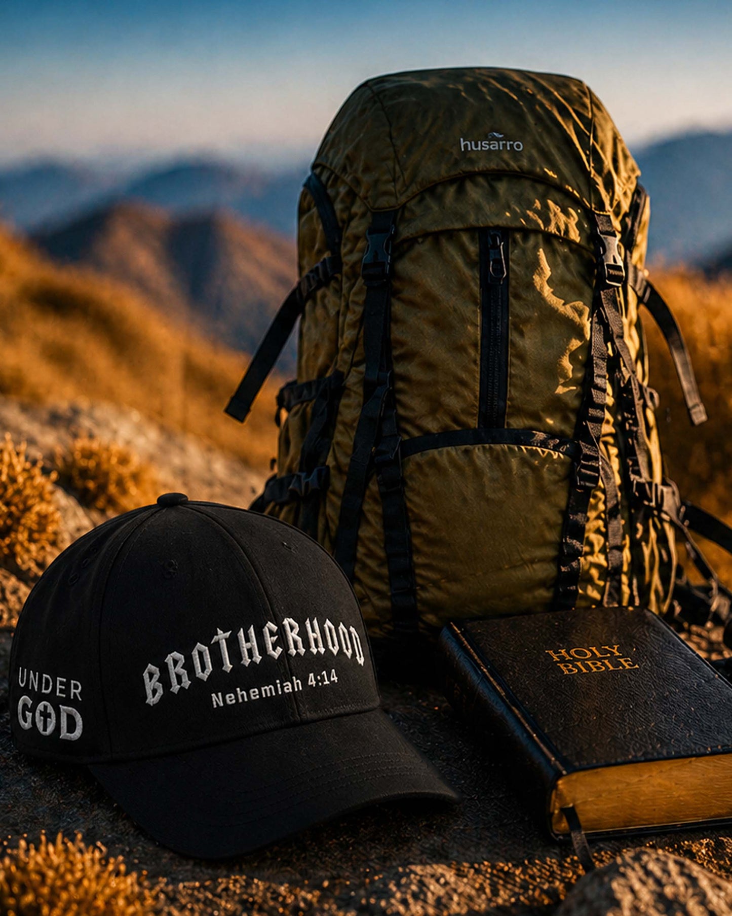Brotherhood – Nehemiah 4:14 Embroidered Baseball Cap