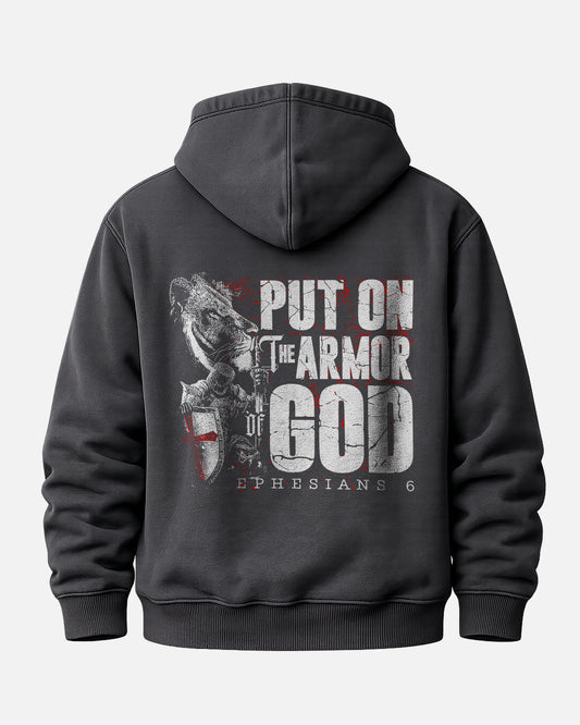 Put On The Armor Of God Hoodie – Black