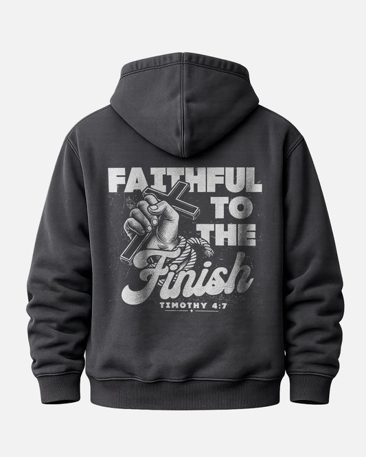 Faithful To The Finish Hoodie – Black