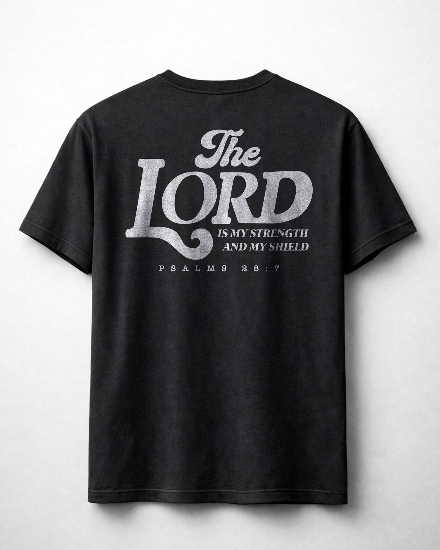 The Lord Is My Strength Shirt, Christian Scripture Tee, Psalm 28:7 Faith Shirt