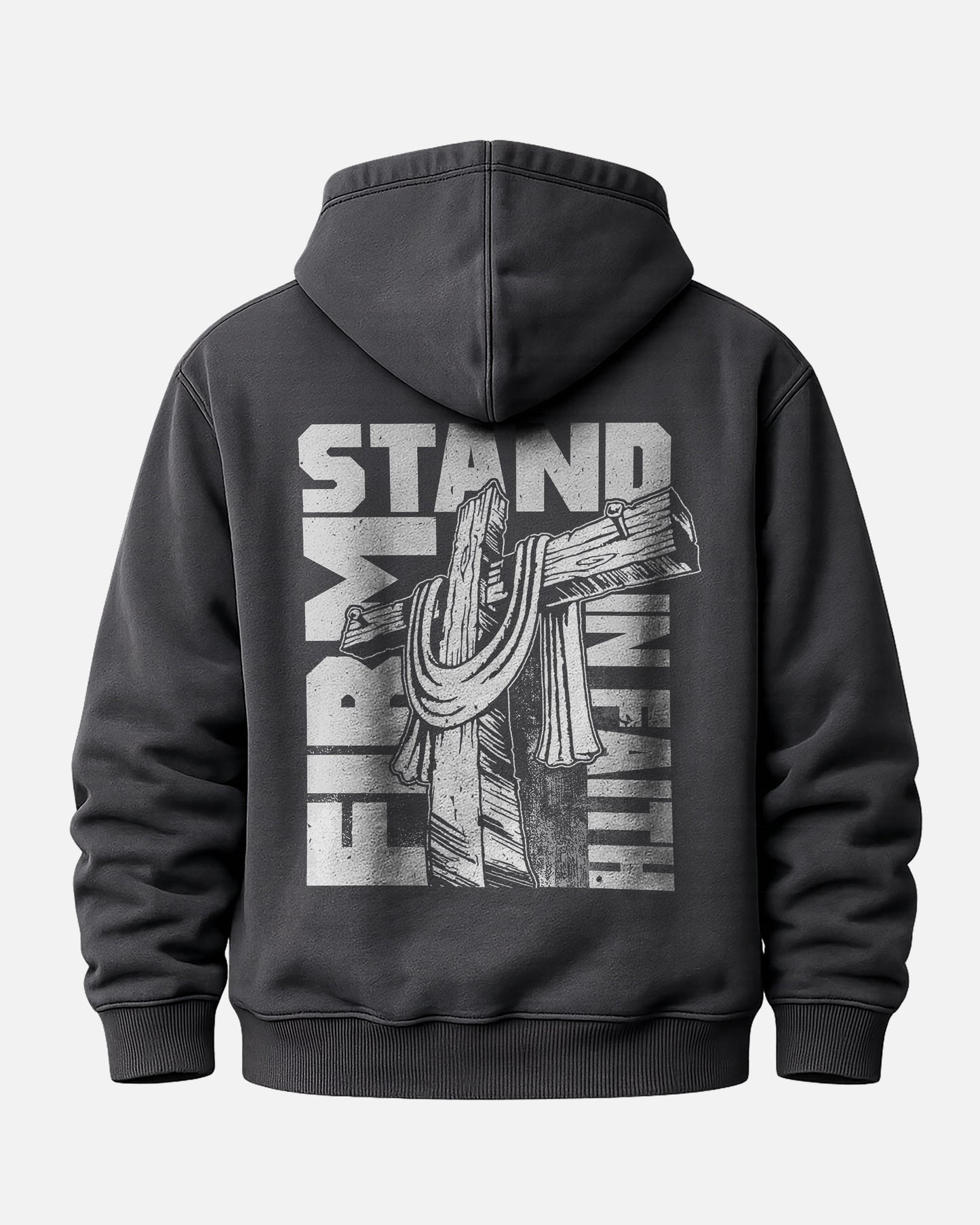 Stand Firm In Faith Hoodie – Black