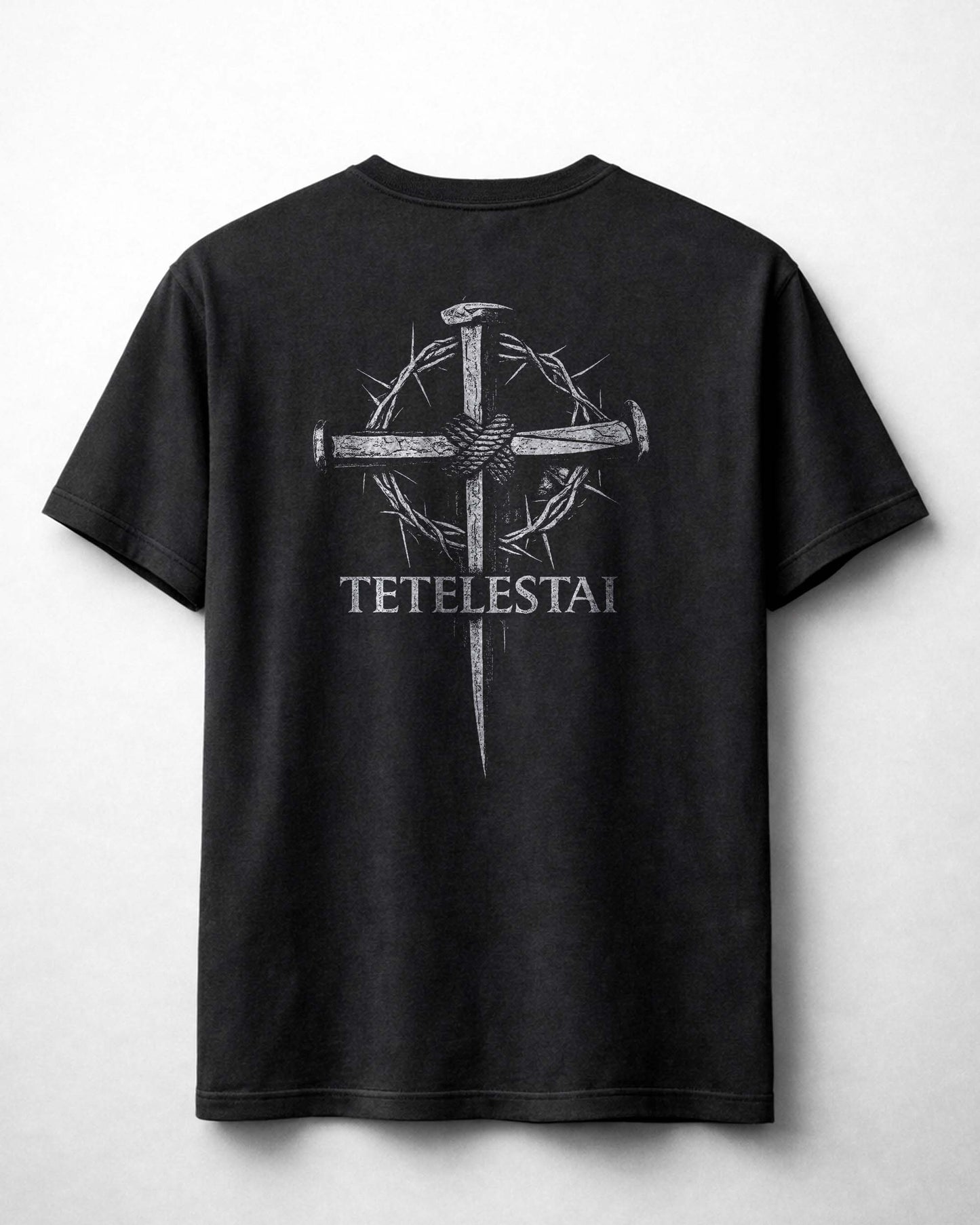 Tetelestai Cross Shirt, Christian Faith Tee, It Is Finished Jesus Shirt