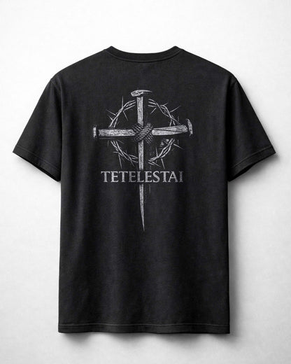 Tetelestai Cross Shirt, Christian Faith Tee, It Is Finished Jesus Shirt