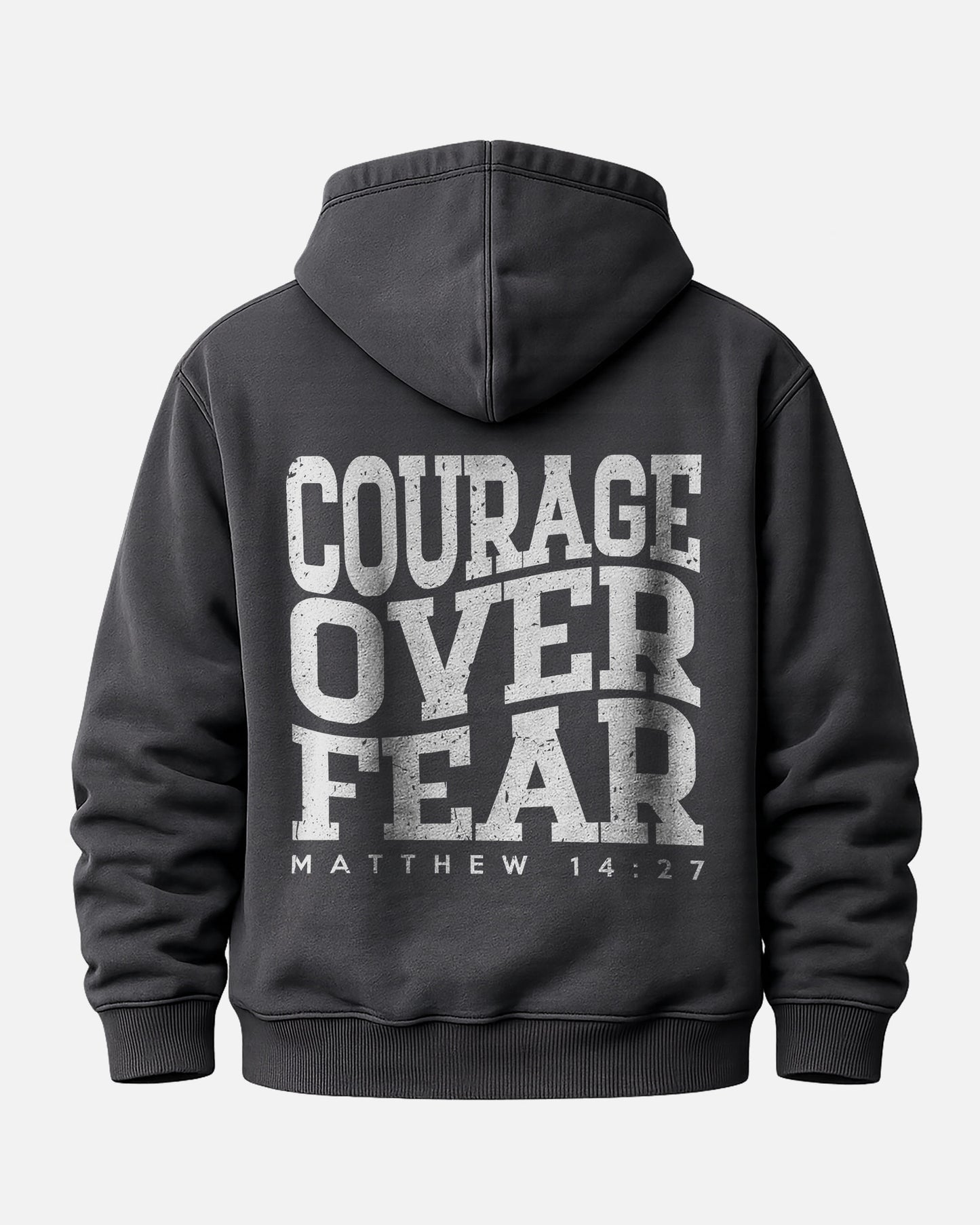 Courage Over Fear Hoodie – Black