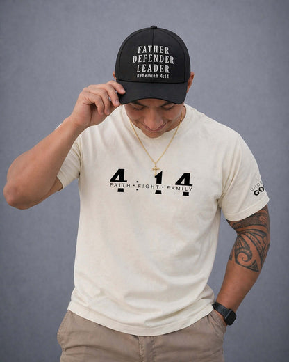 Father Defender Leader – Nehemiah 4:14 Embroidered Baseball Cap