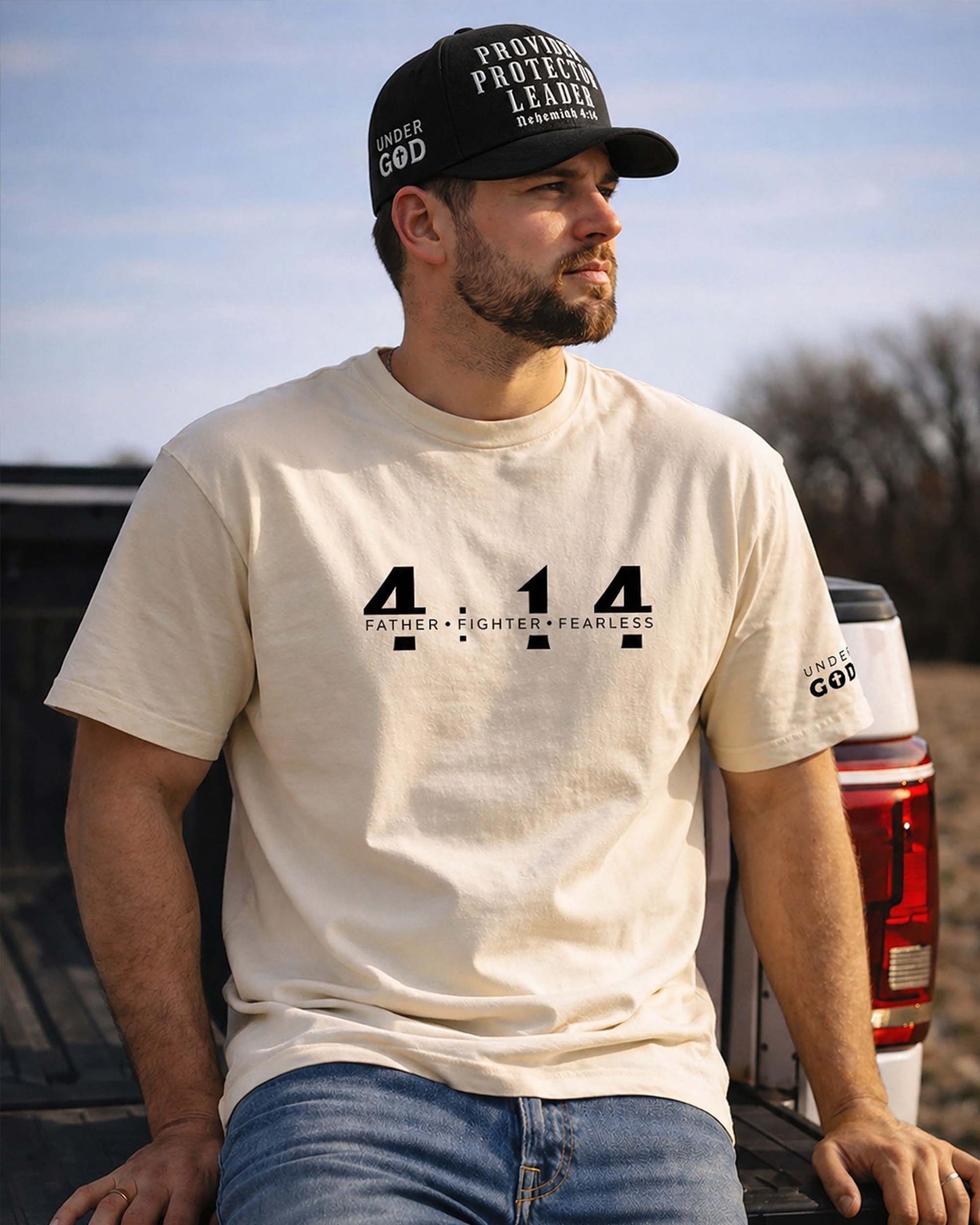 Provider Protector Leader – Nehemiah 4:14 Embroidered Baseball Cap