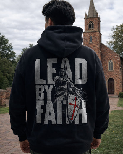 Lead By Faith Hoodie – Black