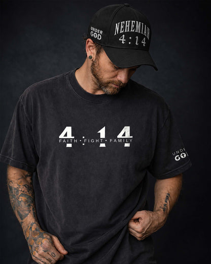 Nehemiah 4:14 Bible Verse –  Embroidered Baseball Cap