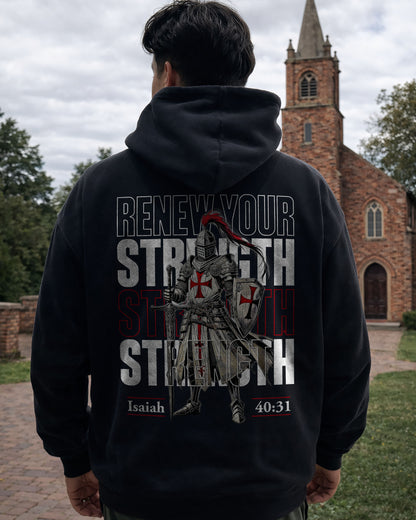 Renew Your Strength Hoodie – Isaiah 40:31 Christian Hoodie