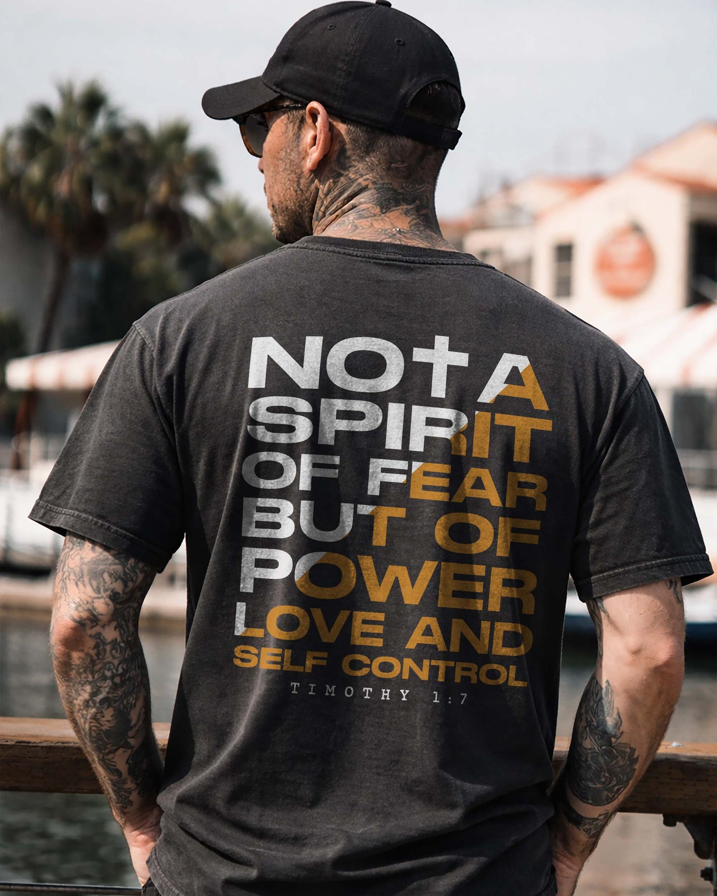 Not A Spirit Of Fear Shirt, Christian Scripture Tee, 2 Timothy 1:7 Faith Shirt