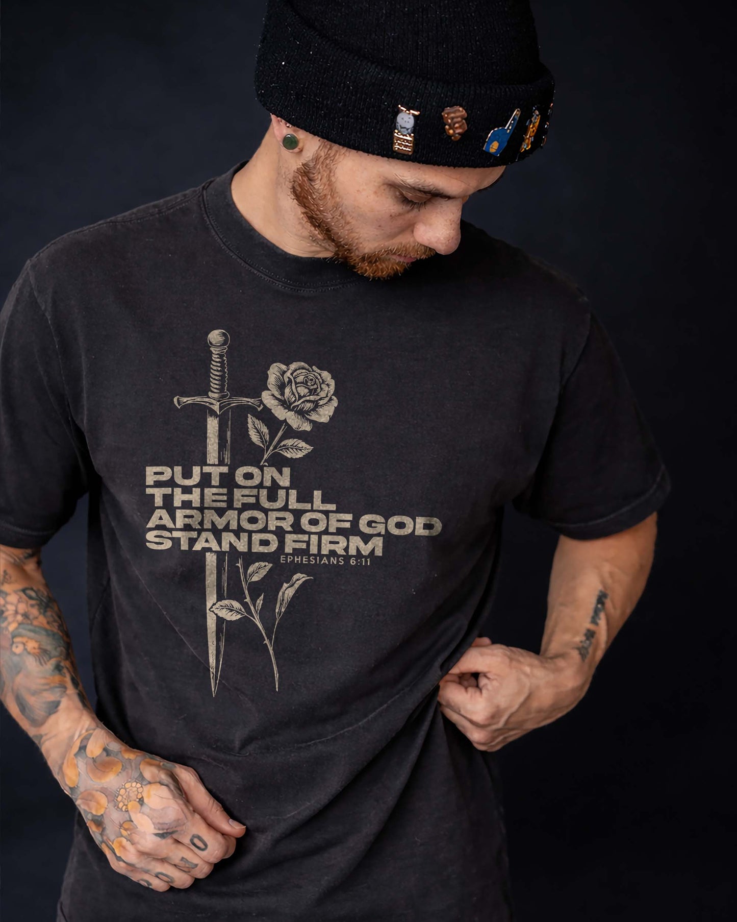 Full Armor Of God Shirt, Christian Sword Tee, Ephesians 6:11 Faith Shirt