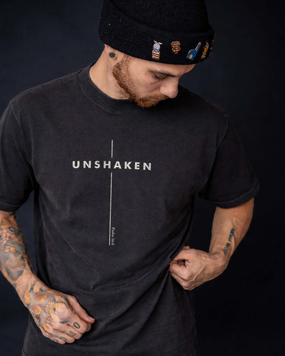 Unshaken Shirt, Christian Faith Tee, Psalm 16:8 Scripture Shirt