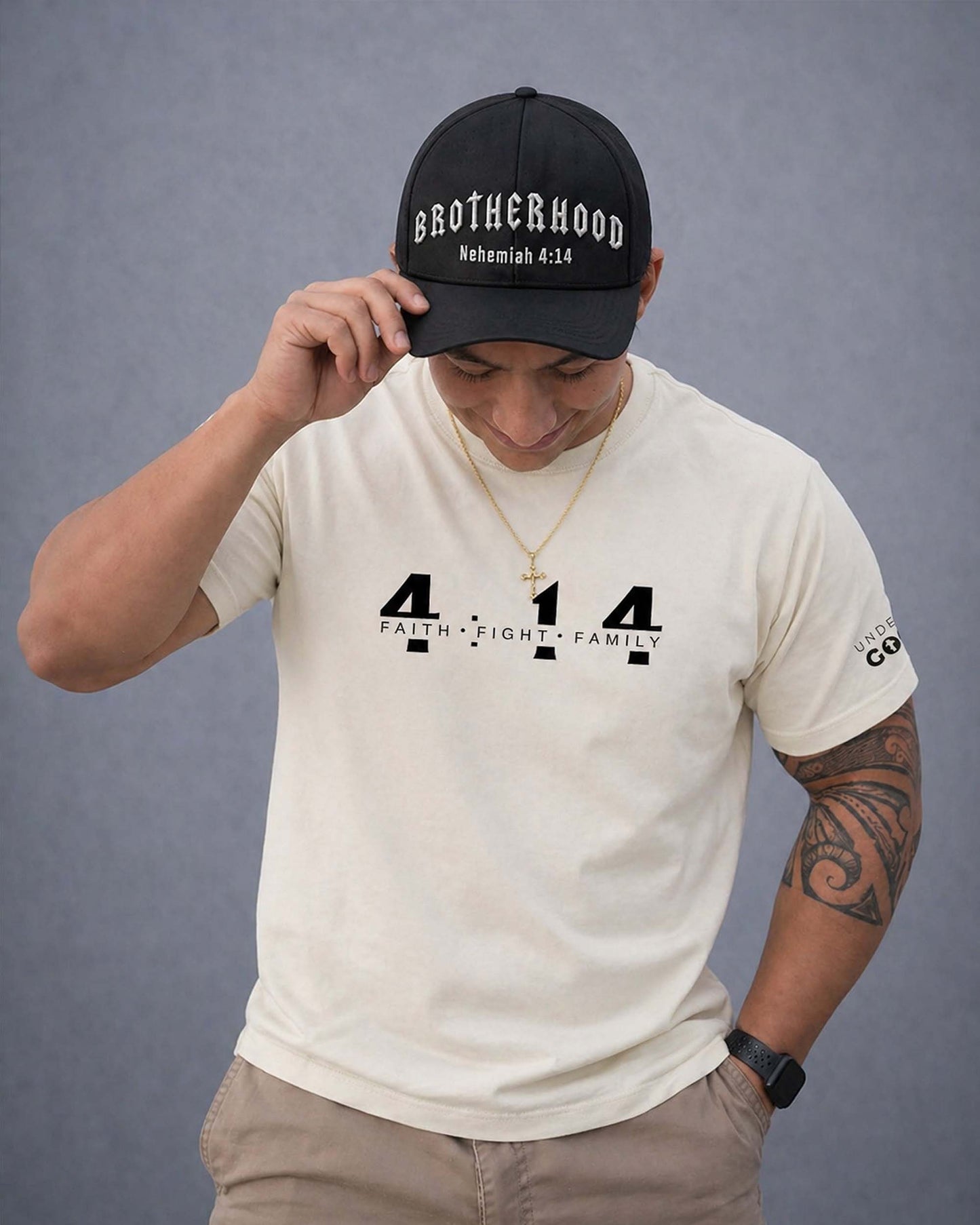 Brotherhood – Nehemiah 4:14 Embroidered Baseball Cap