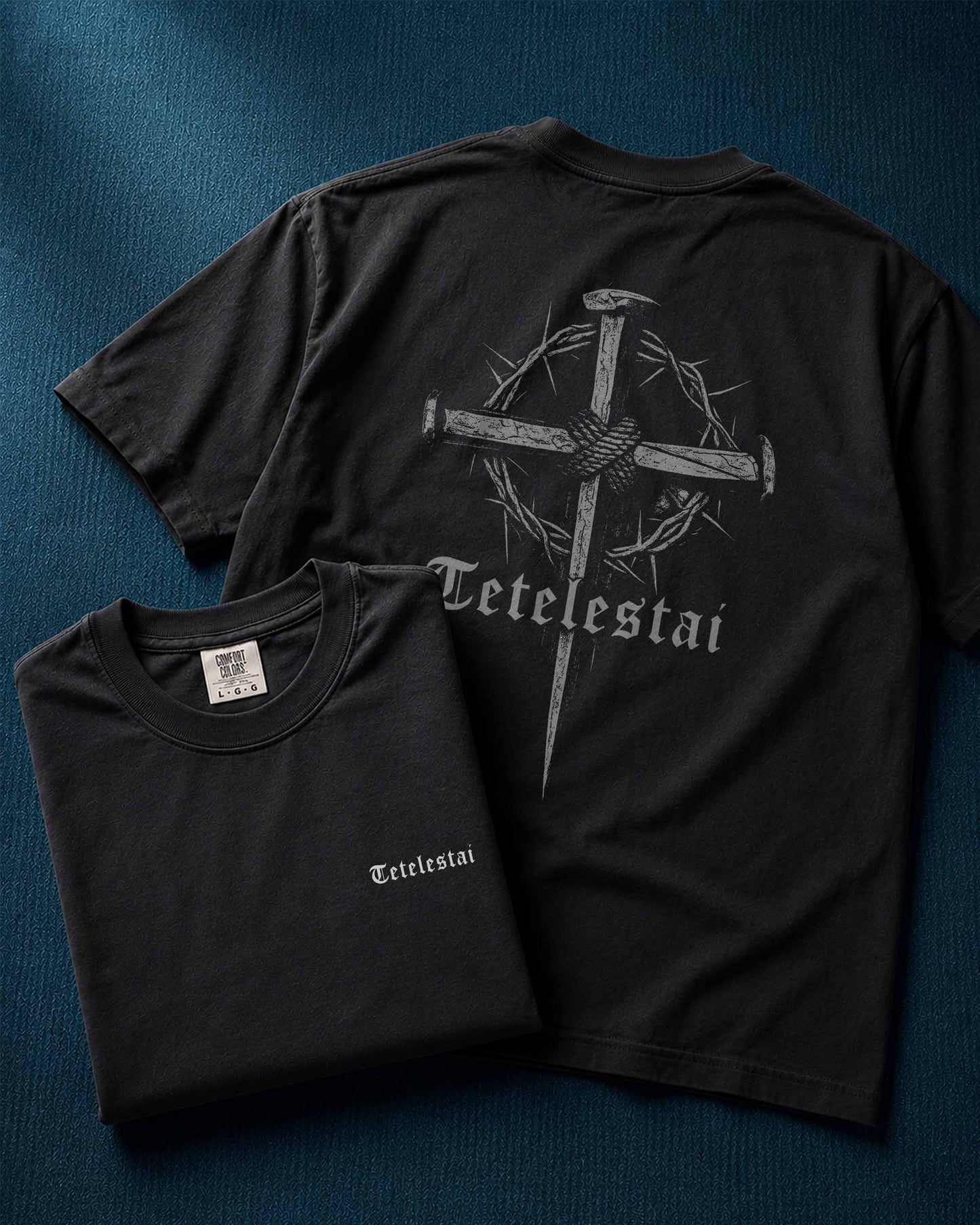 Tetelestai Cross Shirt, Christian Faith Tee, It Is Finished Jesus Shirt