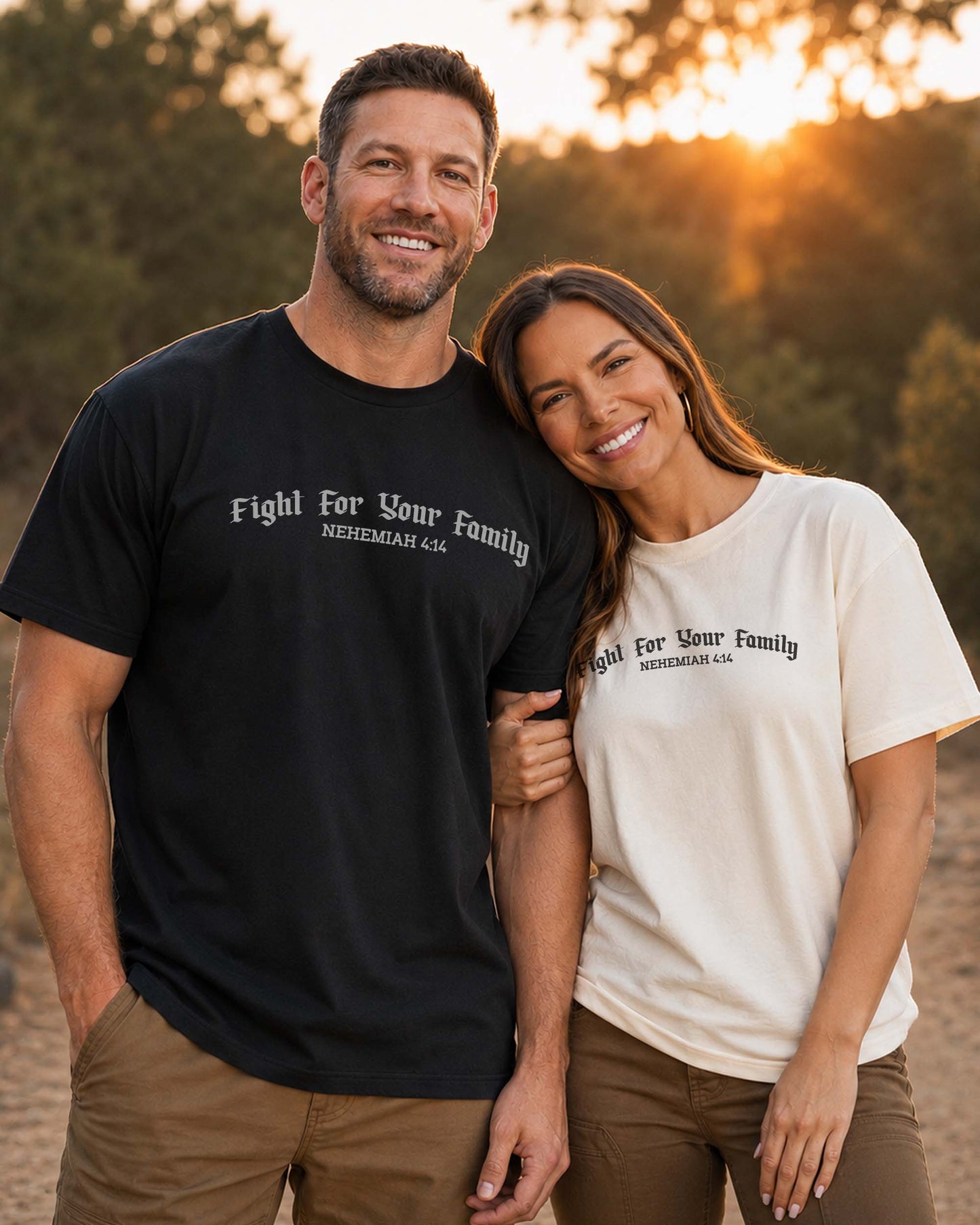 Fight for Your Family – Nehemiah 4:14 Comfort Colors® T-Shirt