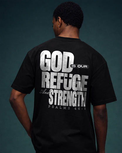 God Is Our Refuge Shirt, Christian Scripture Tee, Psalm 46:1 Faith ShirtGod Is Our Refuge Shirt, Christian Scripture Tee, Psalm 46:1 Faith Shirt