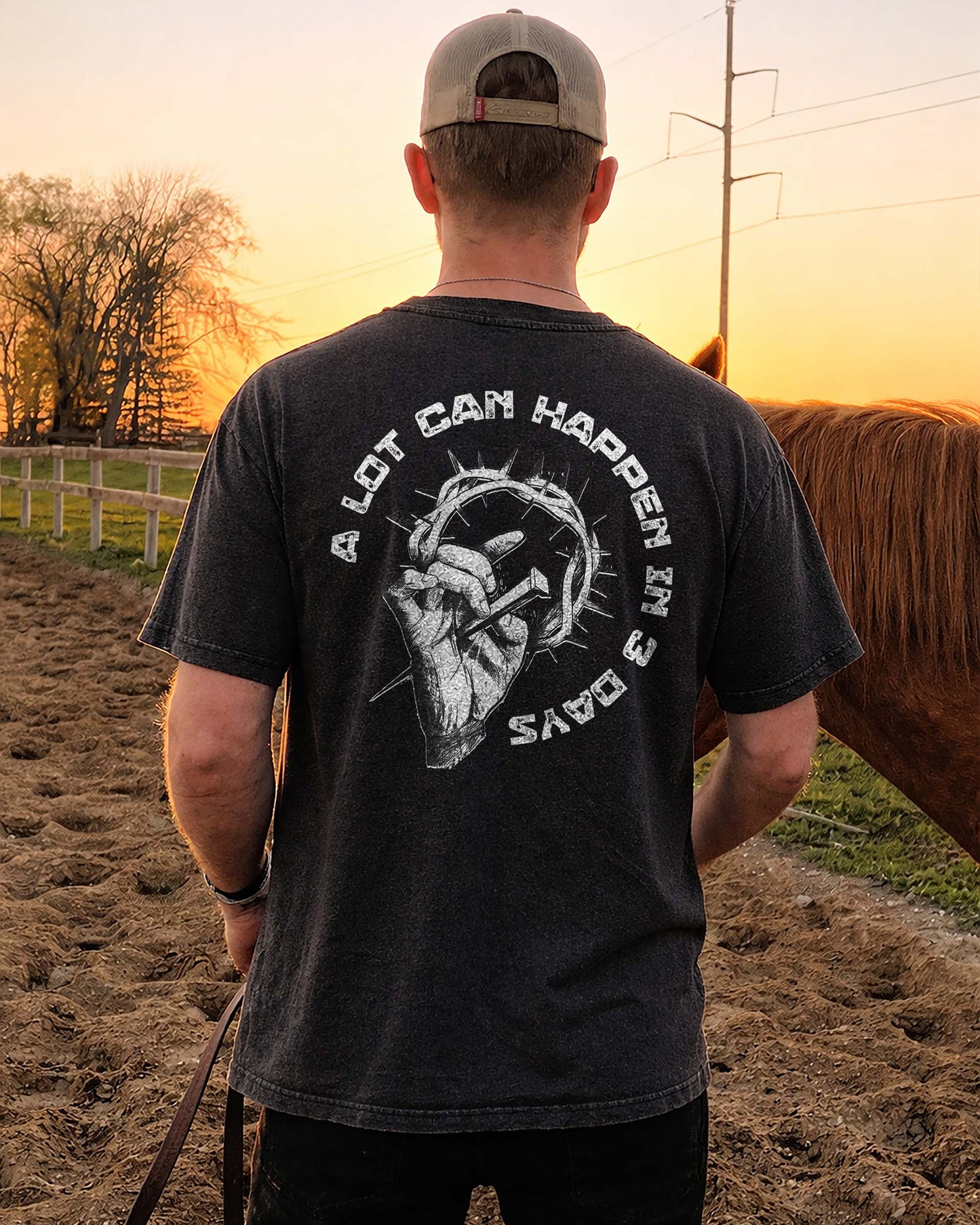 A Lot Can Happen In 3 Days Shirt - Christian Faith Tee