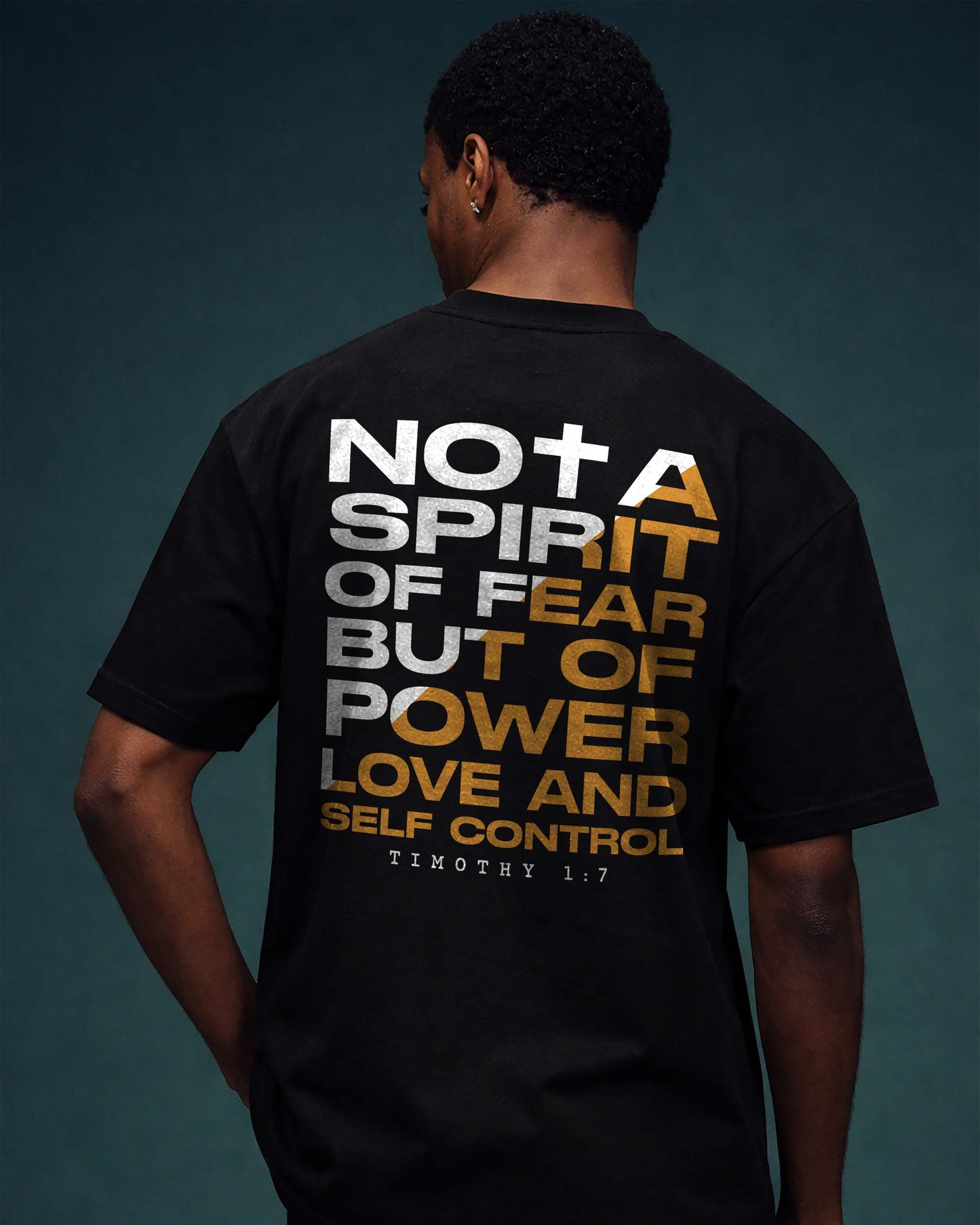 Not A Spirit Of Fear Shirt, Christian Scripture Tee, 2 Timothy 1:7 Faith Shirt
