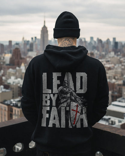 Lead By Faith Hoodie – Black