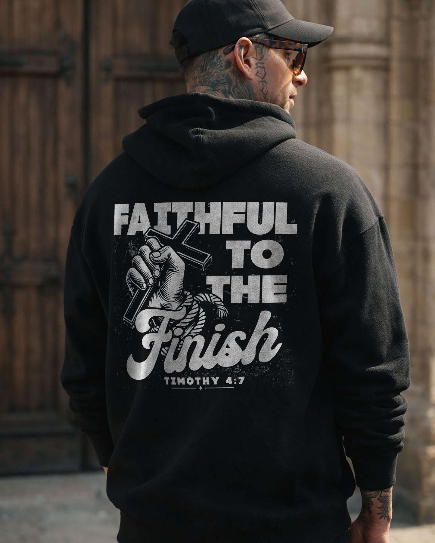 Faithful To The Finish Hoodie – Black