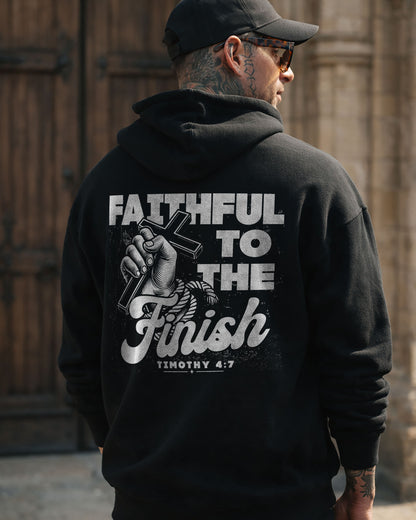 Faithful To The Finish Hoodie – Black