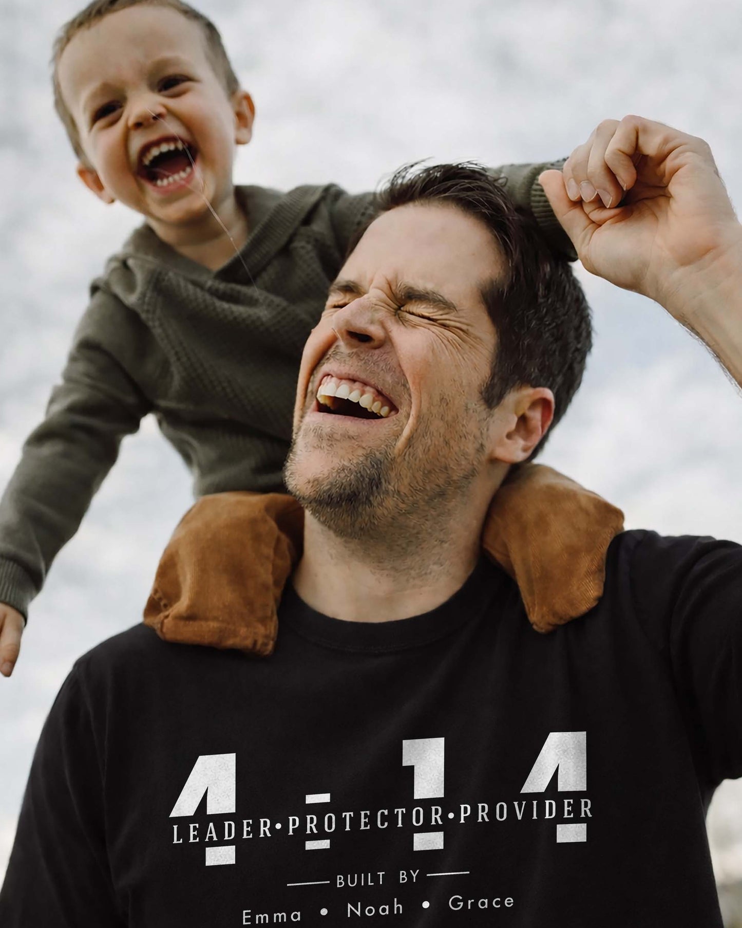 Personalized Leader Protector Provider Shirt – Custom Christian Dad Tee with Kids Names | Nehemiah 4:14 Father Gift