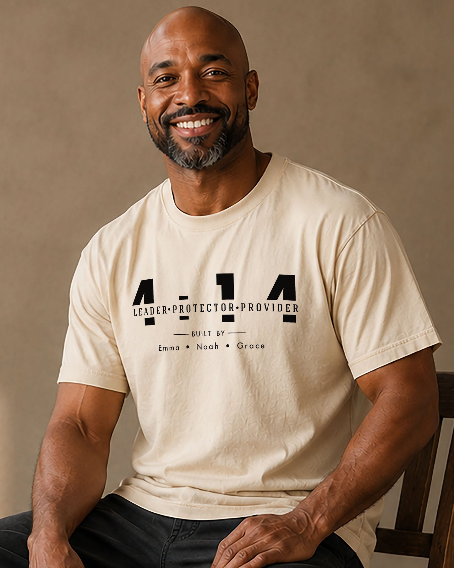 Personalized Leader Protector Provider Shirt – Custom Christian Dad Tee with Kids Names | Nehemiah 4:14 Father Gift