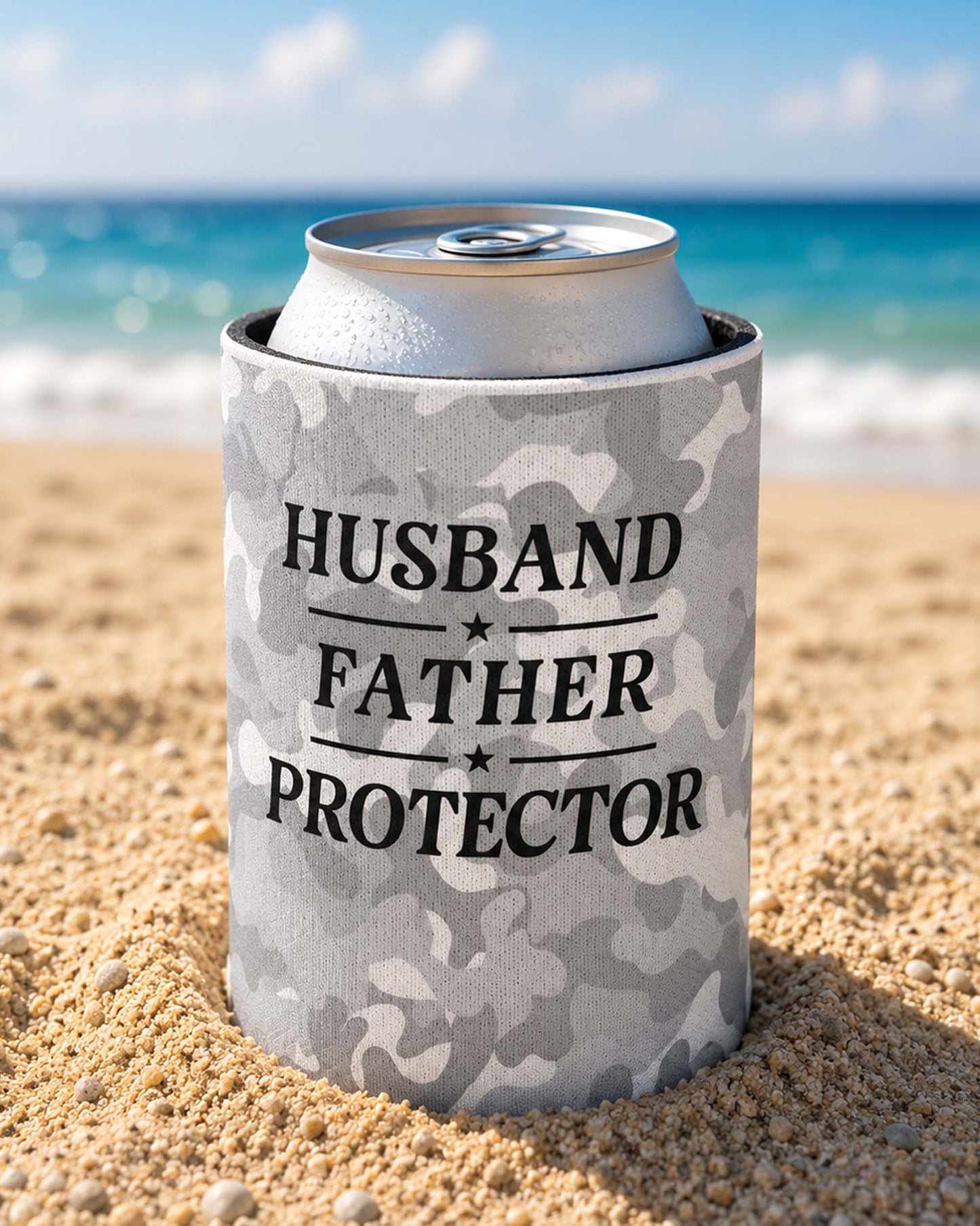 Husband • Father • Protector Can Cooler