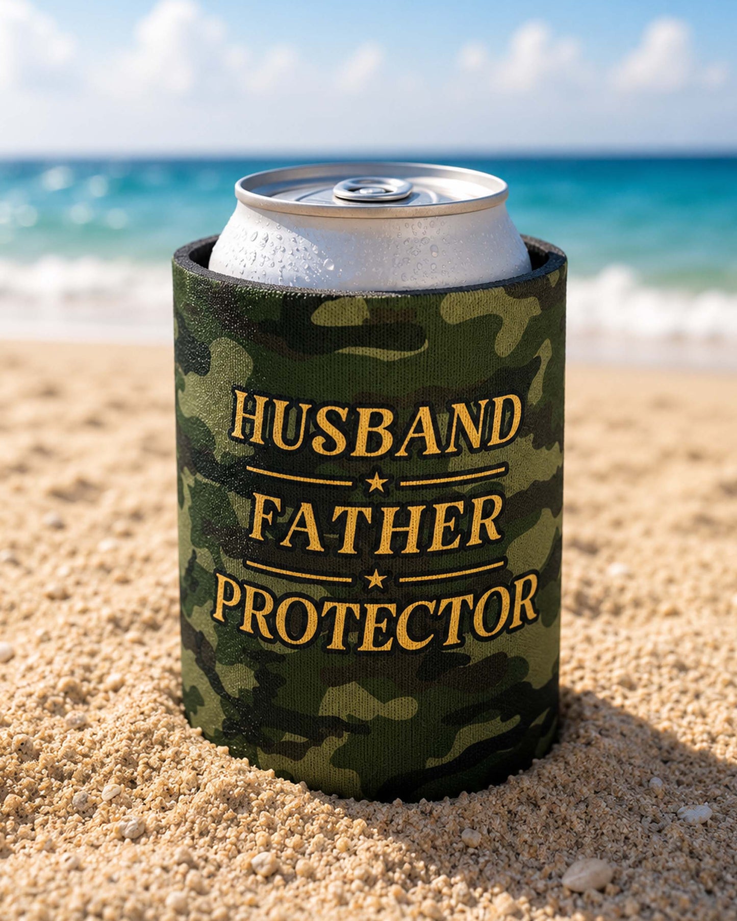 Husband • Father • Protector Can Cooler
