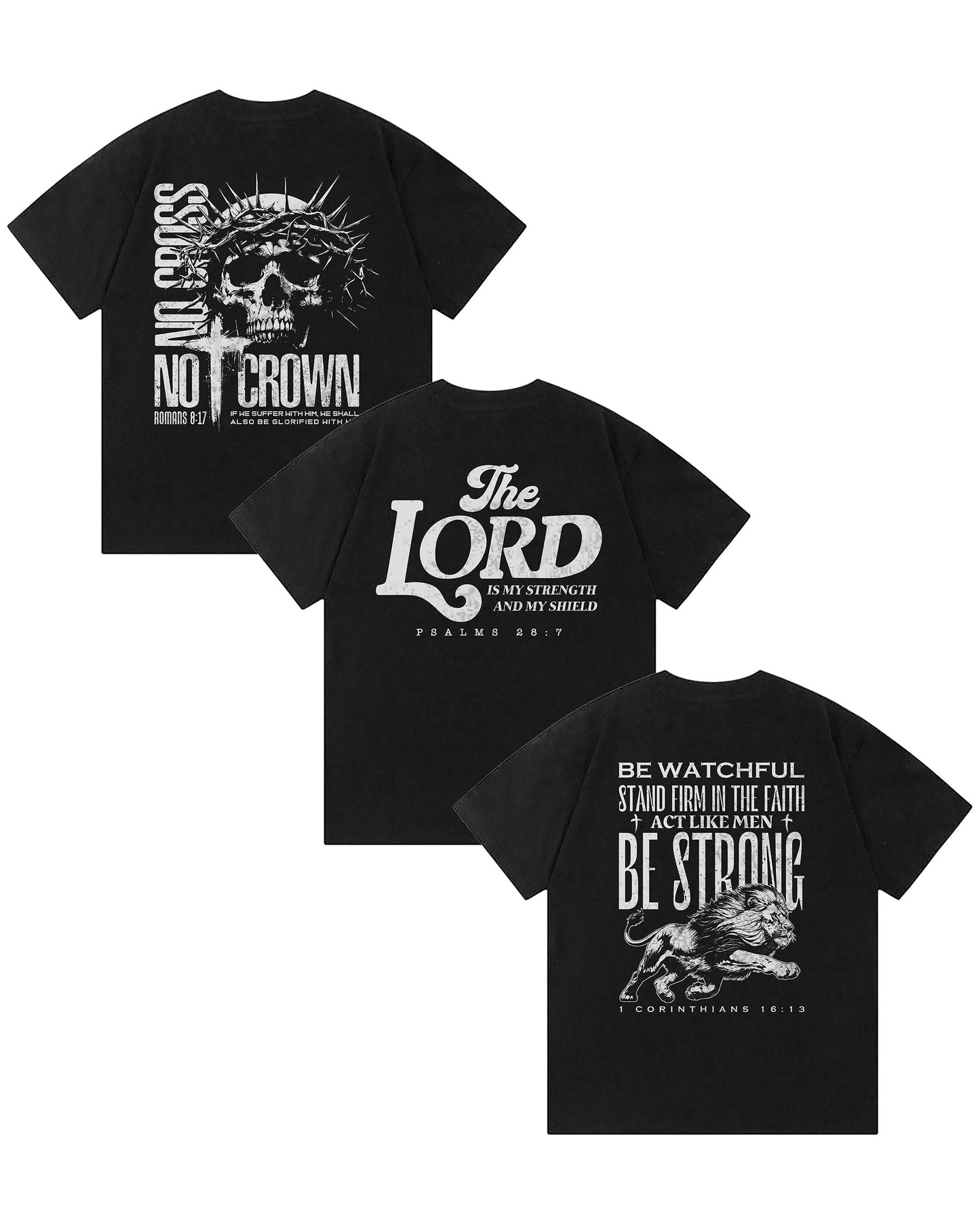 Men of Faith Bundle | 3 Premium Christian Tees