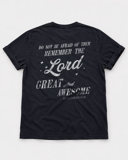 Remember the Lord – Nehemiah 4:14 Christian T-Shirt