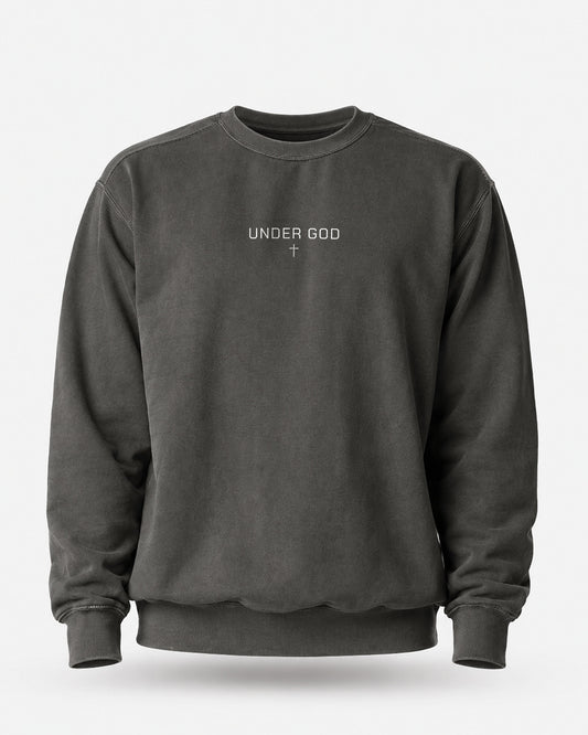 Under God Christian Men’s Crewneck Sweatshirt