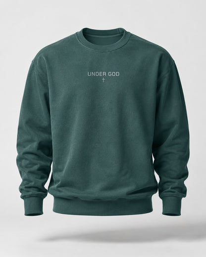 Under God Christian Men’s Crewneck Sweatshirt