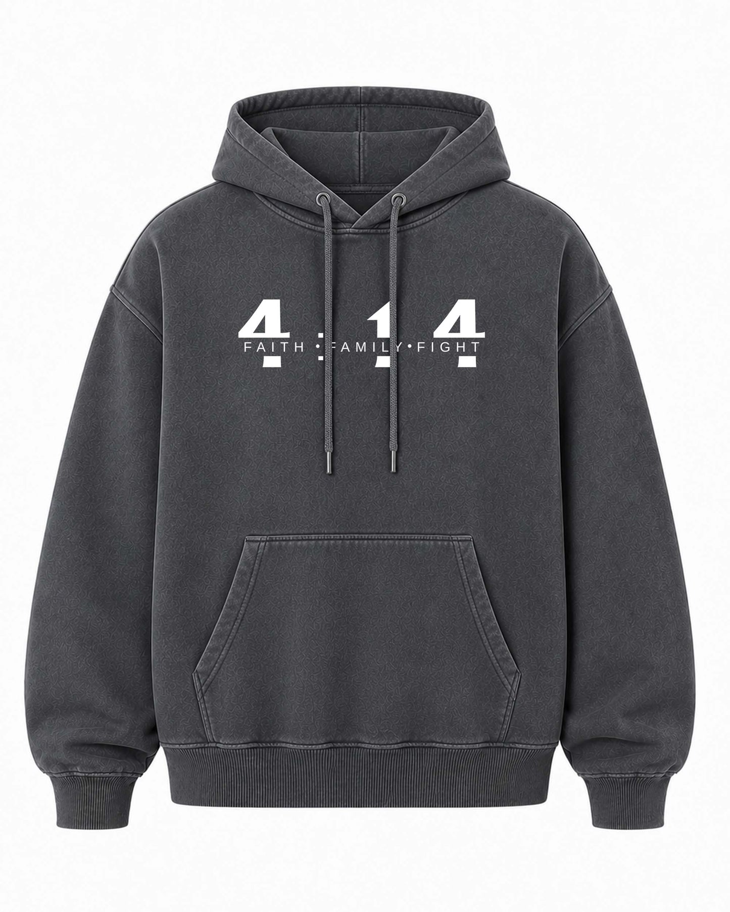 Christian Men Apparel - Faith. Family. Fight - Nehemiah 4:14 - Father's Day Gift - Premium Hoodie