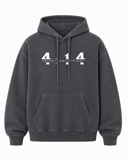 Christian Men Apparel - Faith. Family. Fight - Nehemiah 4:14 - Father's Day Gift - Premium Hoodie