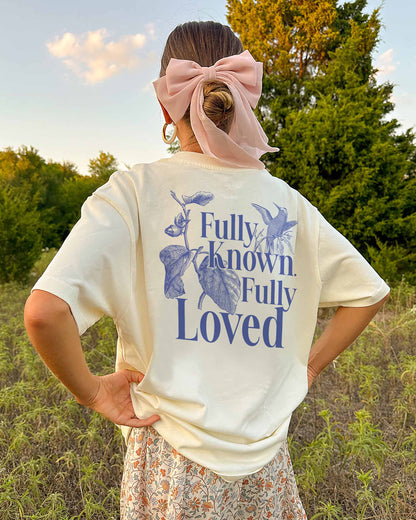 Fully Known, Fully Loved Christian T-Shirt | Faith-Based Women’s Tee