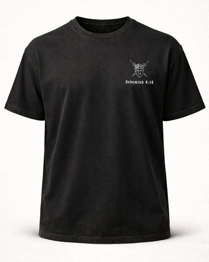 Christian Men Shirt - Make No Mistake — Man of God Statement T-Shirt - Nehemiah 4:14 Inspired