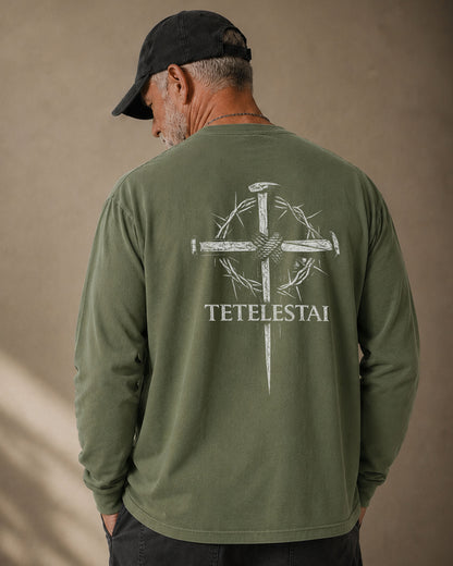 Tetelestai | It Is Finished Long Sleeve Shirt