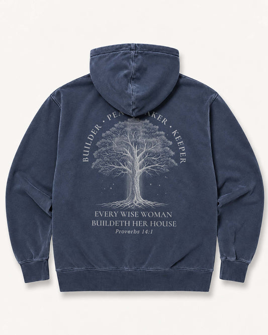 Builder. Peacemaker. Keeper. Women’s Christian Hoodie