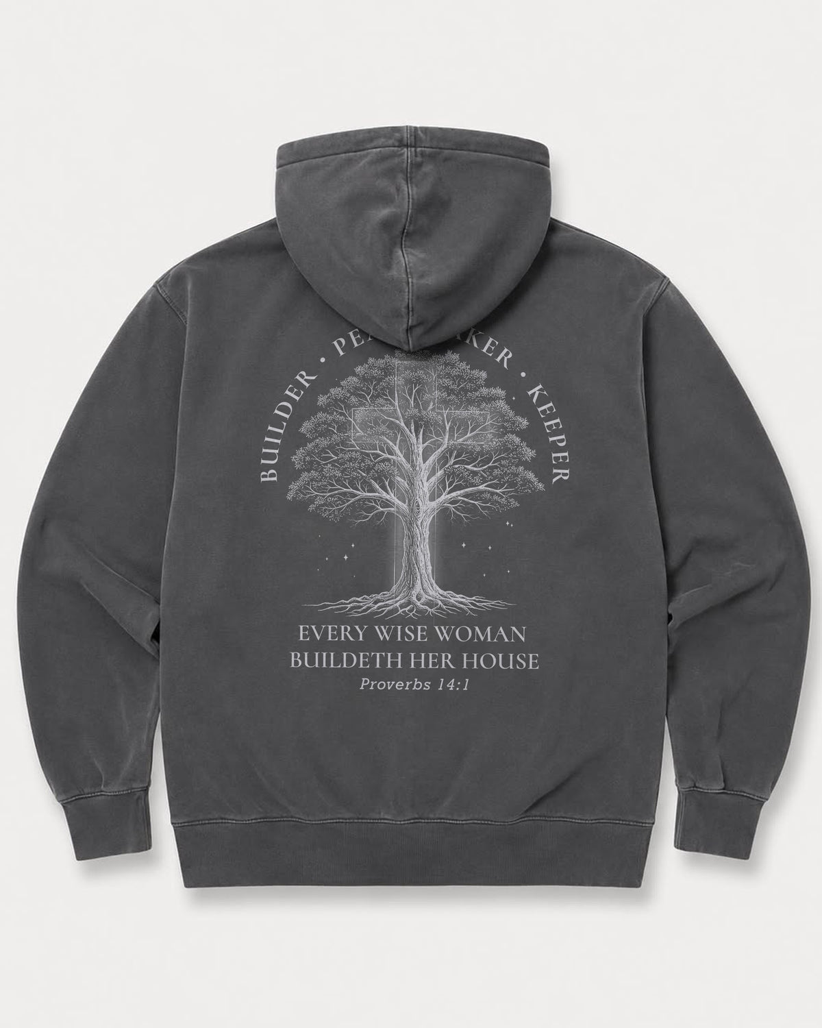 Builder. Peacemaker. Keeper. Women’s Christian Hoodie