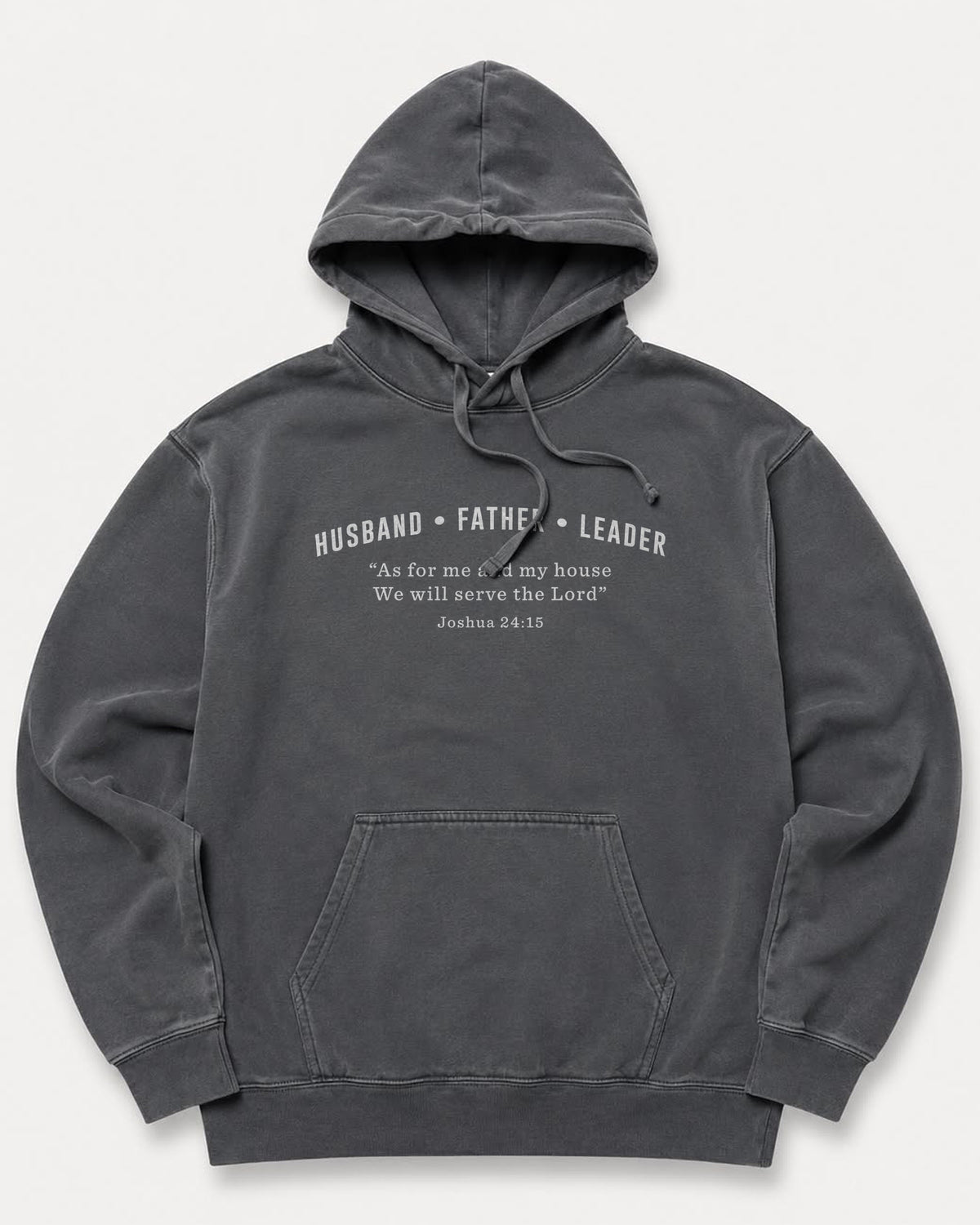 Husband Father Leader Hoodie – Joshua 24:15