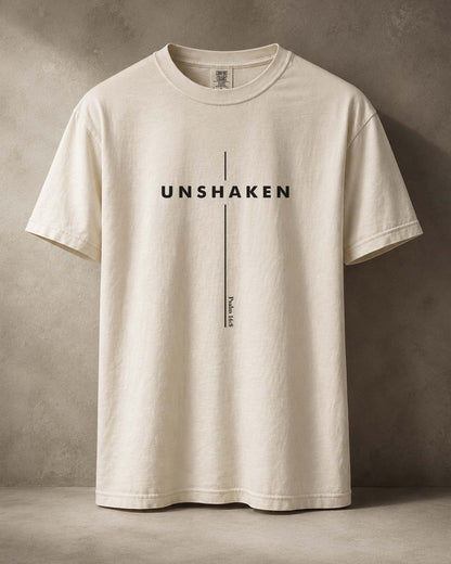 Unshaken Shirt, Christian Faith Tee, Psalm 16:8 Scripture Shirt