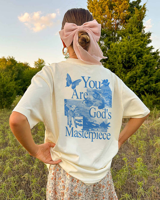You Are God’s Masterpiece Christian T-Shirt | Ephesians 2:10 Women’s Faith Tee