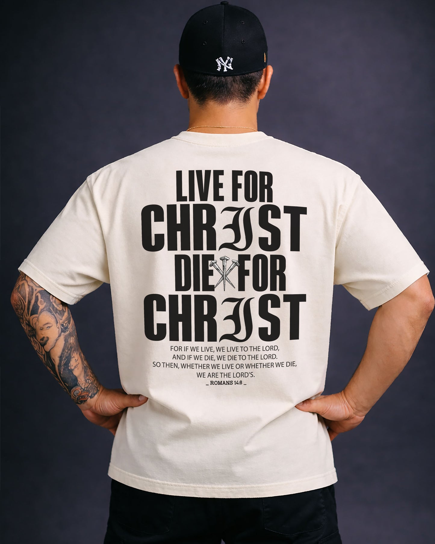 Live For Christ, Die For Christ | Romans 14:8 Christian T-Shirt